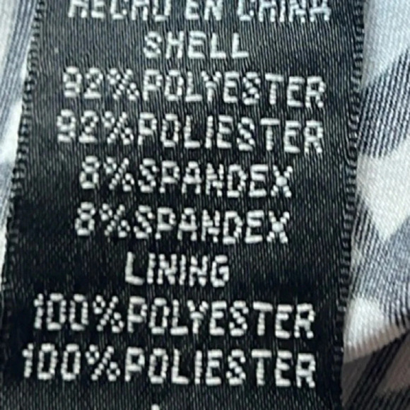 Alyn Paige size Large geometric slip on belted A-line dress - Picture 9 of 9